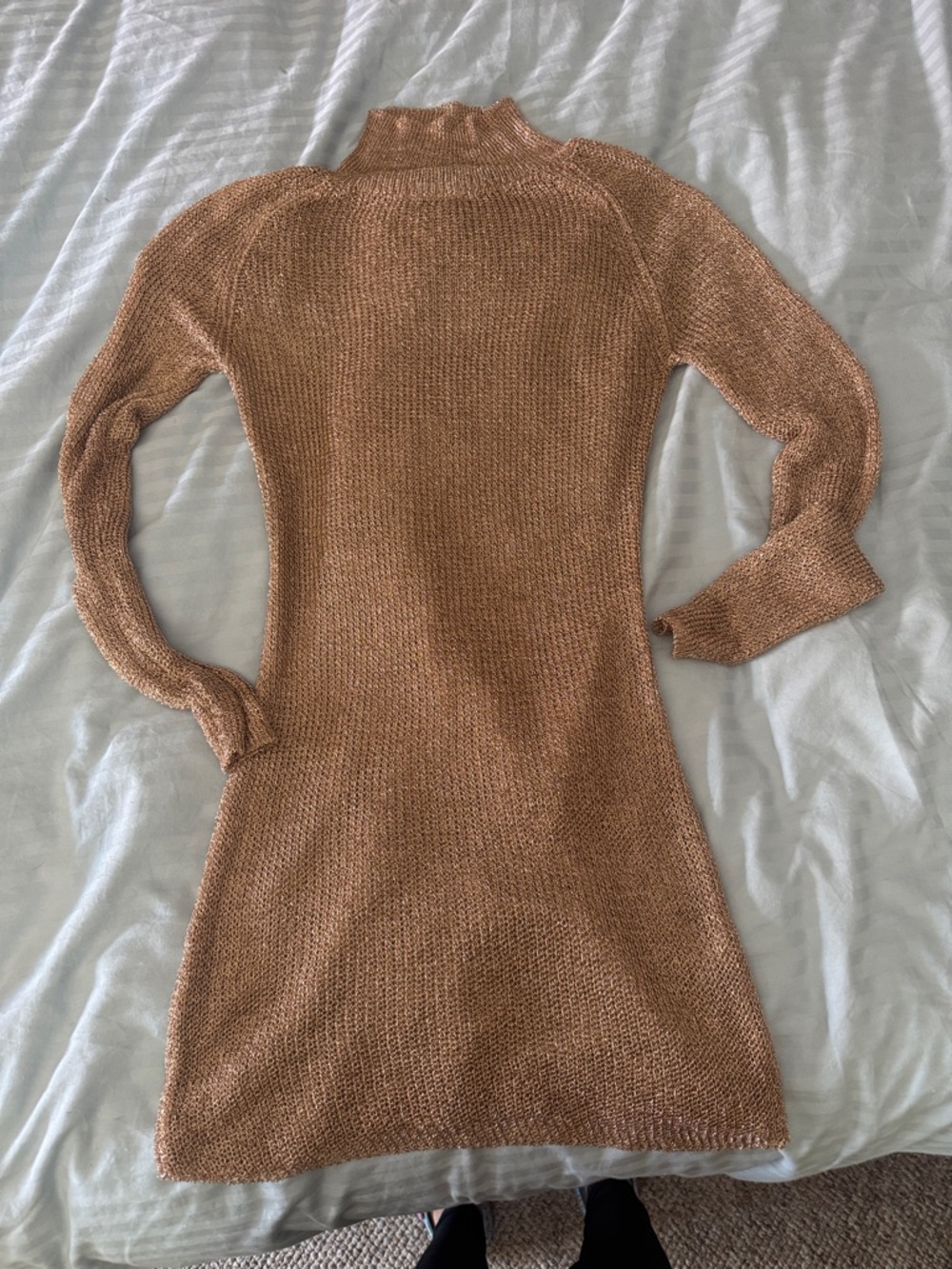 White Closet Knit Dress